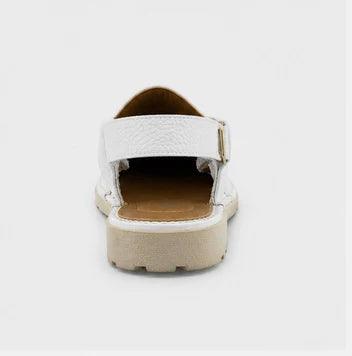 Soft Mens White Peshawari Chappal - 00067