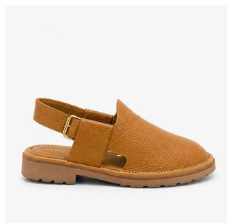 Soft Mens Mustard Peshawari Chappal - 00066