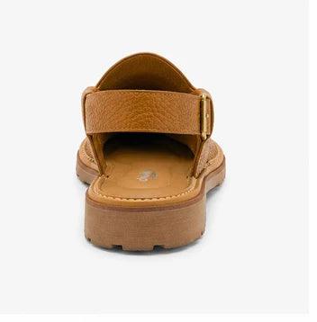 Soft Mens Mustard Peshawari Chappal - 00066