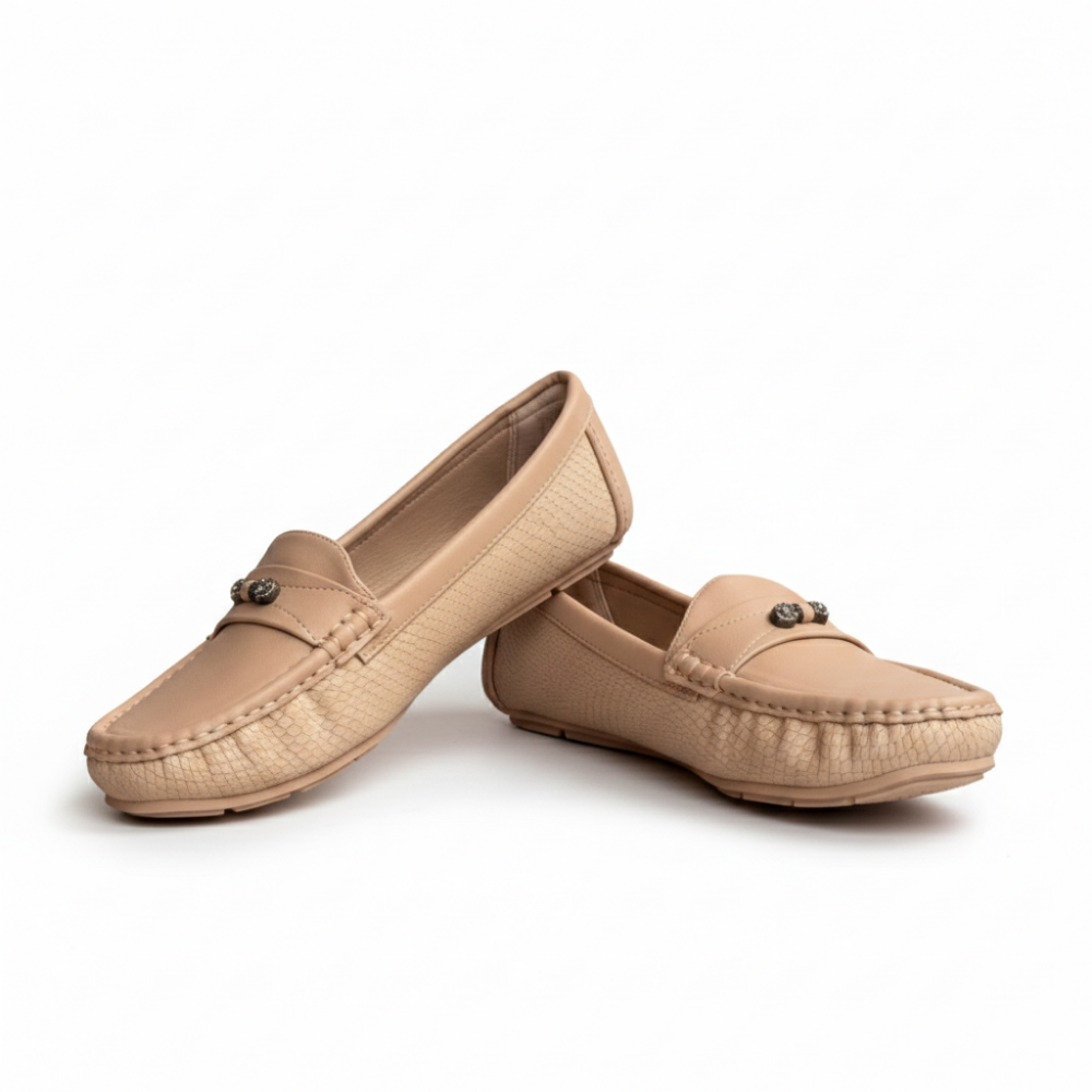 Beige Luxe Medicated Loafers
