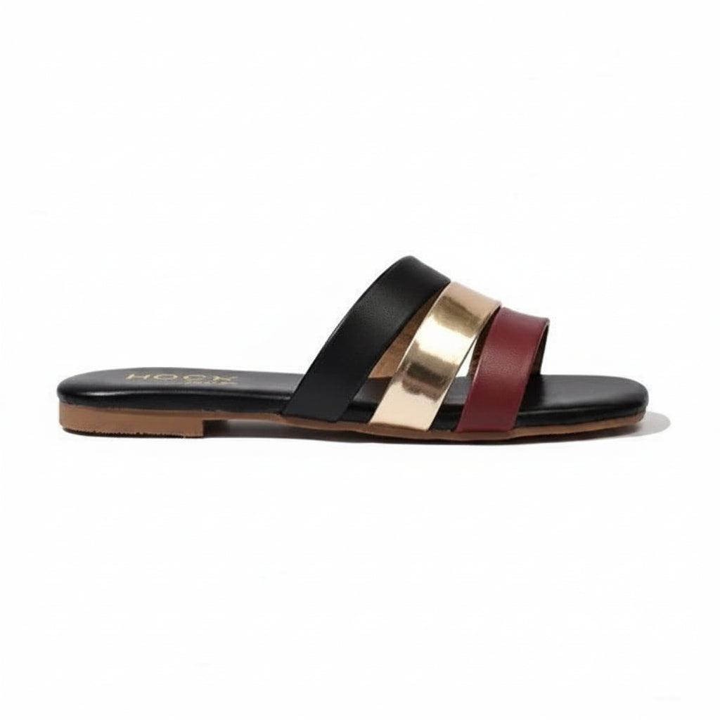 Emma Luxe Mutlicolor Slippers - FLBL-00076