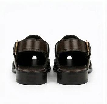 Mens Dark Brown Peshawari Chappal - 00068