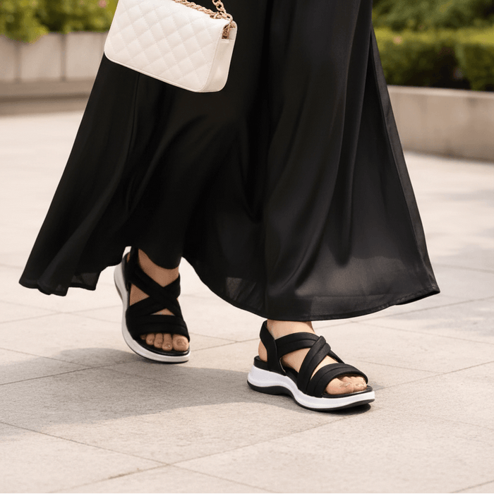 Black Luxe Sandals