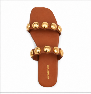 Luxe Axes Flats - FLBR - 00069