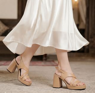 Luxe Skin Block Heel - H00064
