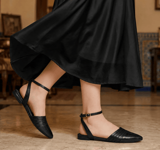 Black  Luxe Mule -MBL-00056