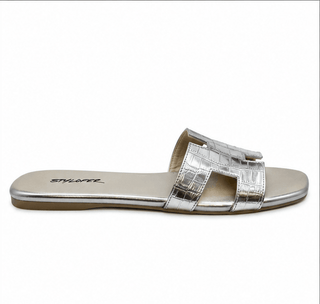 Luxe Silver Flats - FLS - 00059