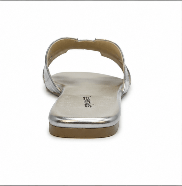Luxe Silver Flats - FLS - 00059