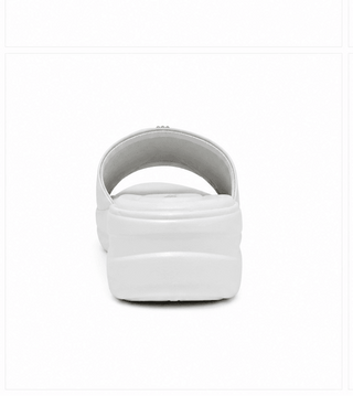 White Pure Leather Sandals – SAW-00017
