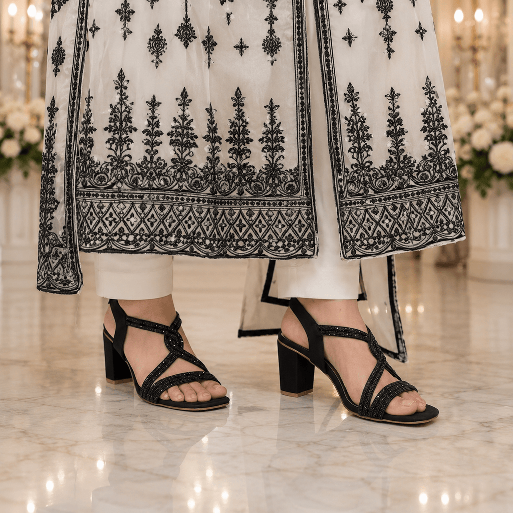 Black Luxe Heels – HBL-00085