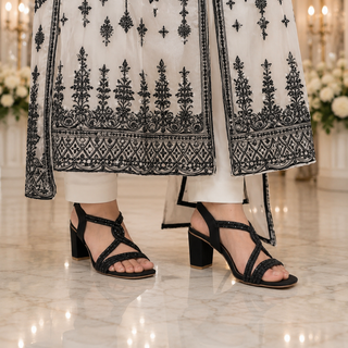 Black Luxe Heels – HBL-00085