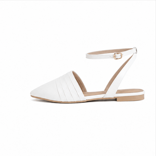 White  Luxe Mule -MW-00059