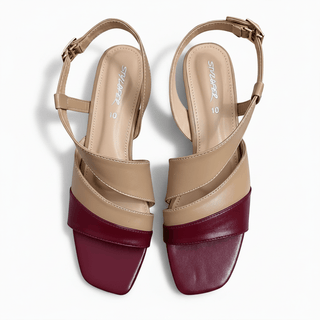 Red Double Tone Heel - H00034