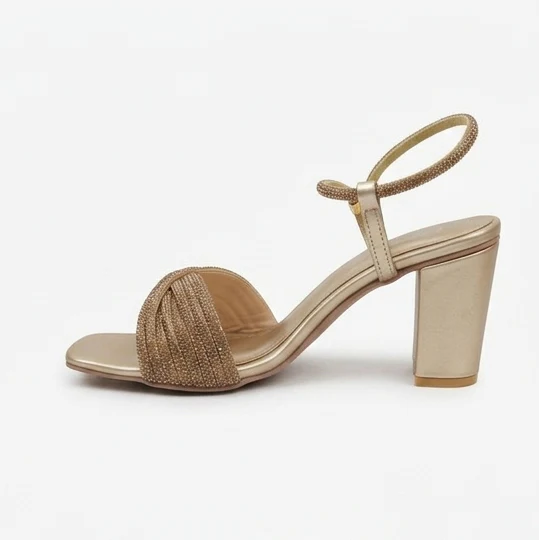Golden Luxe Heels – HGL-00091