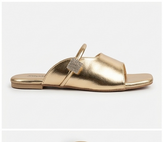 Luxe Gold Flats - FLG - 000134