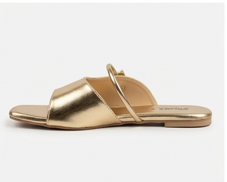 Luxe Gold Flats - FLG - 000134