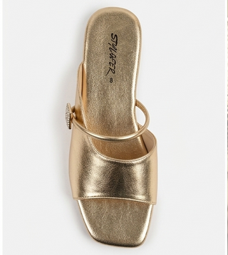 Luxe Gold Flats - FLG - 000134