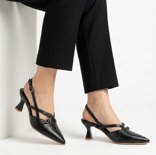 Luxe black Heel - H00039