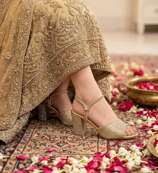 Golden Luxe Heels – HGL-00088