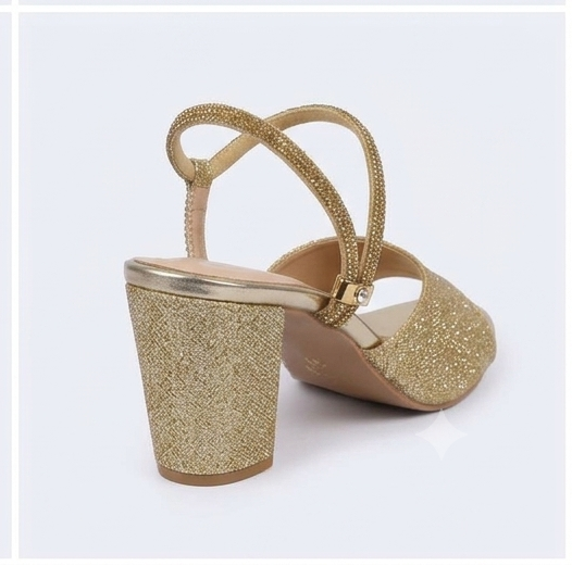 Golden Luxe Heels – HGL-00088