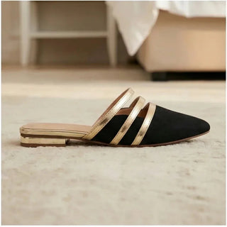Black Luxe Mule -MBL-00078