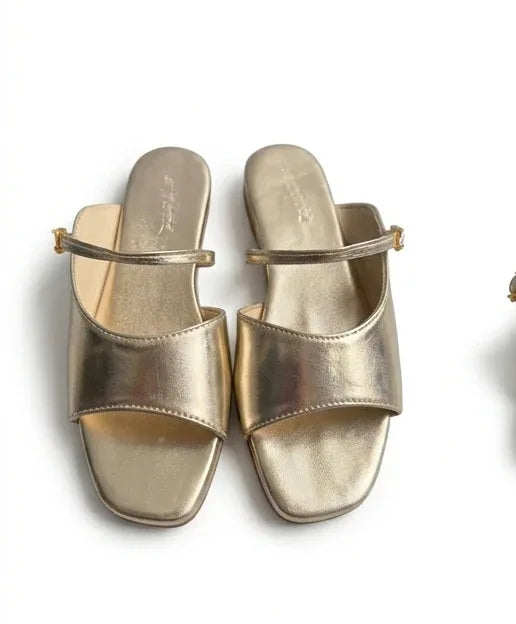 Luxe Gold Flats - FLG - 00010