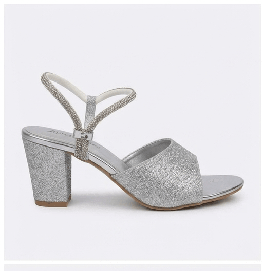 Silver Luxe Heels – HSL-00090
