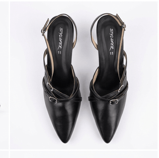 Luxe black Heel - H00039
