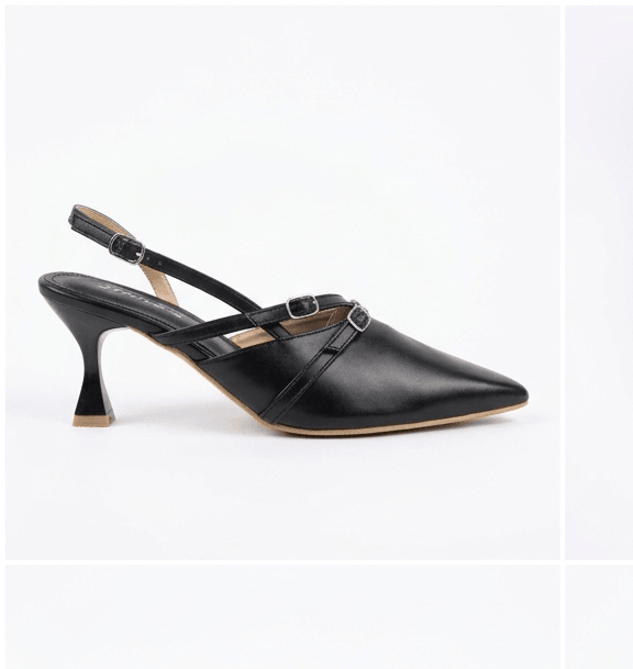 Luxe black Heel - H00039