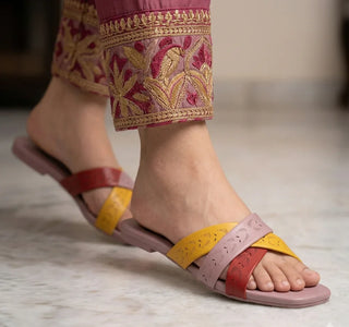 Luxury MultiColor Soft Flats- S00100