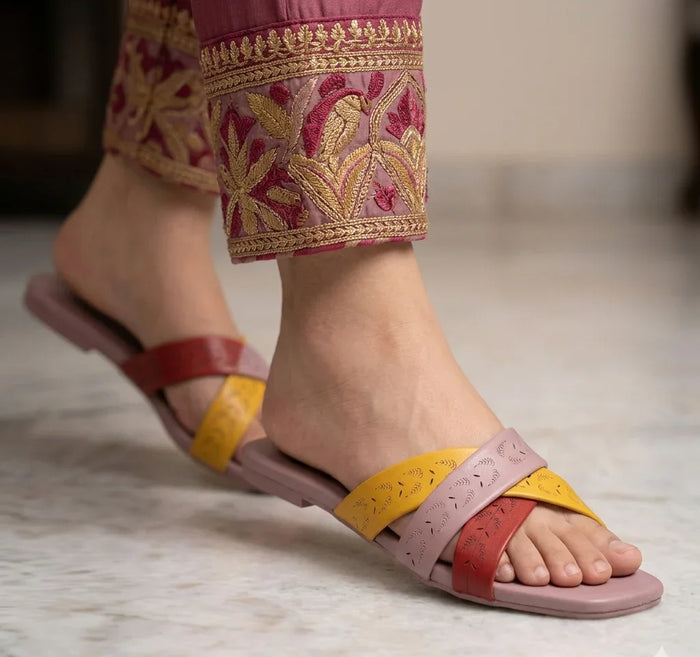 Luxury MultiColor Soft Flats- S00100