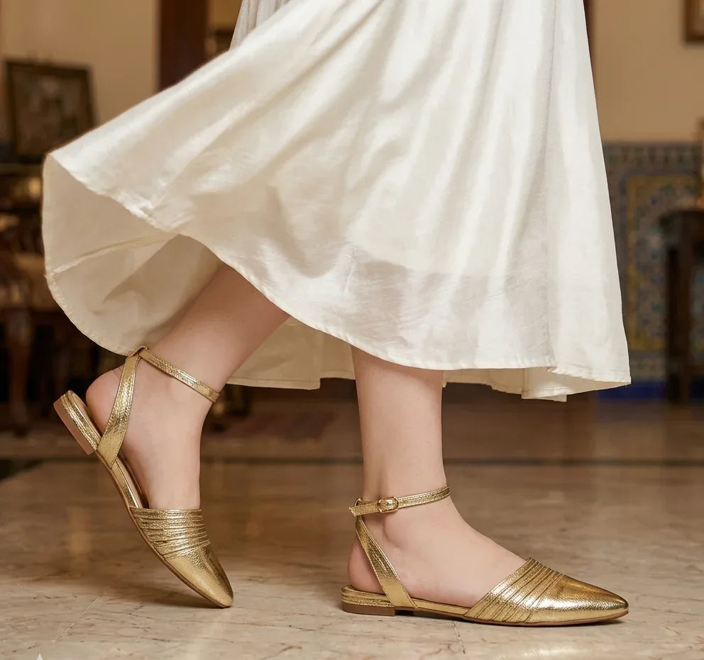 Golden Luxe Mule -MG-00011