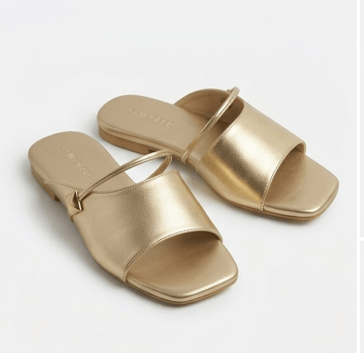Luxe Gold Flats - FLG - 00010