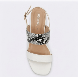 Luxury white Heel - H00033