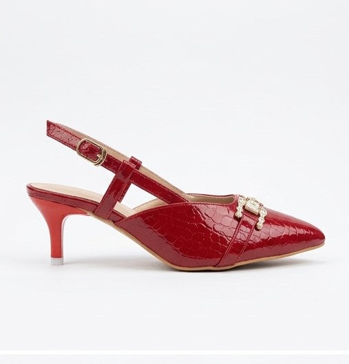 Luxe Maroon Heel  - H00144