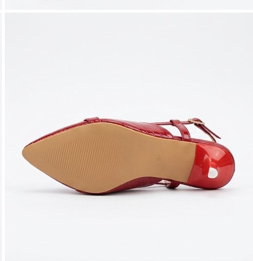 Luxe Maroon Heel  - H00144