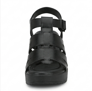 Ladies Black Luxe Sandals  