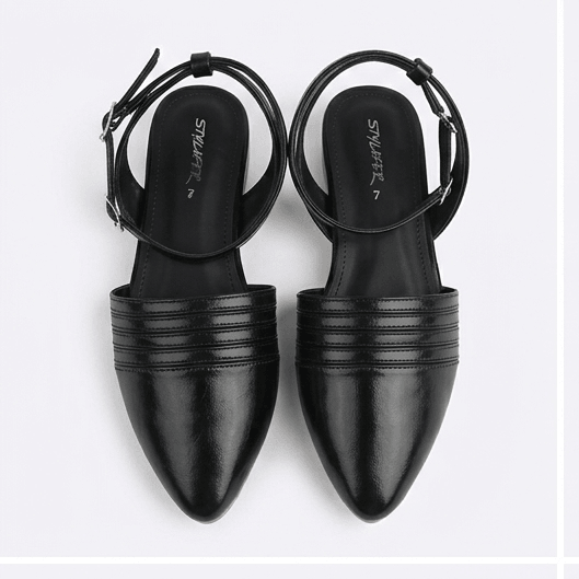 Ladies Black Mule shoes