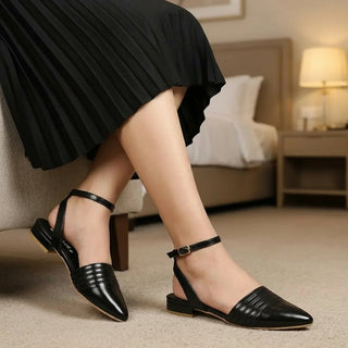 Luxury Ladies  Black Mule shoes