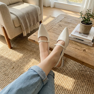 Off White Luxe Mule -MWH-000141